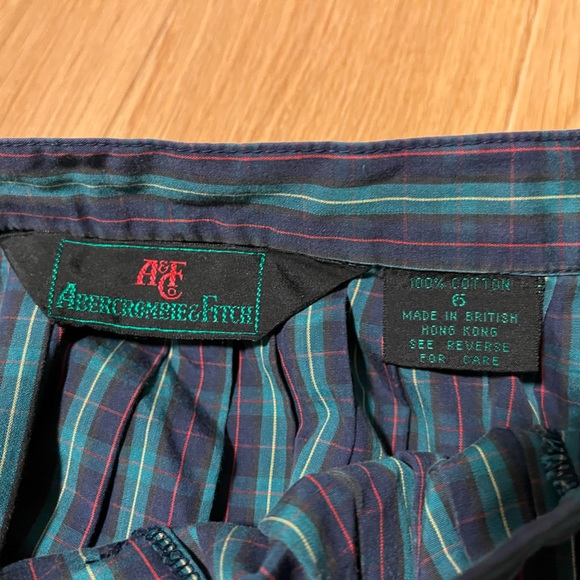 Vintage Abercrombie and Fitch long plaid skirt - Picture 3 of 3